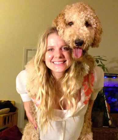 Ariel Zvaifler with Maggie photo